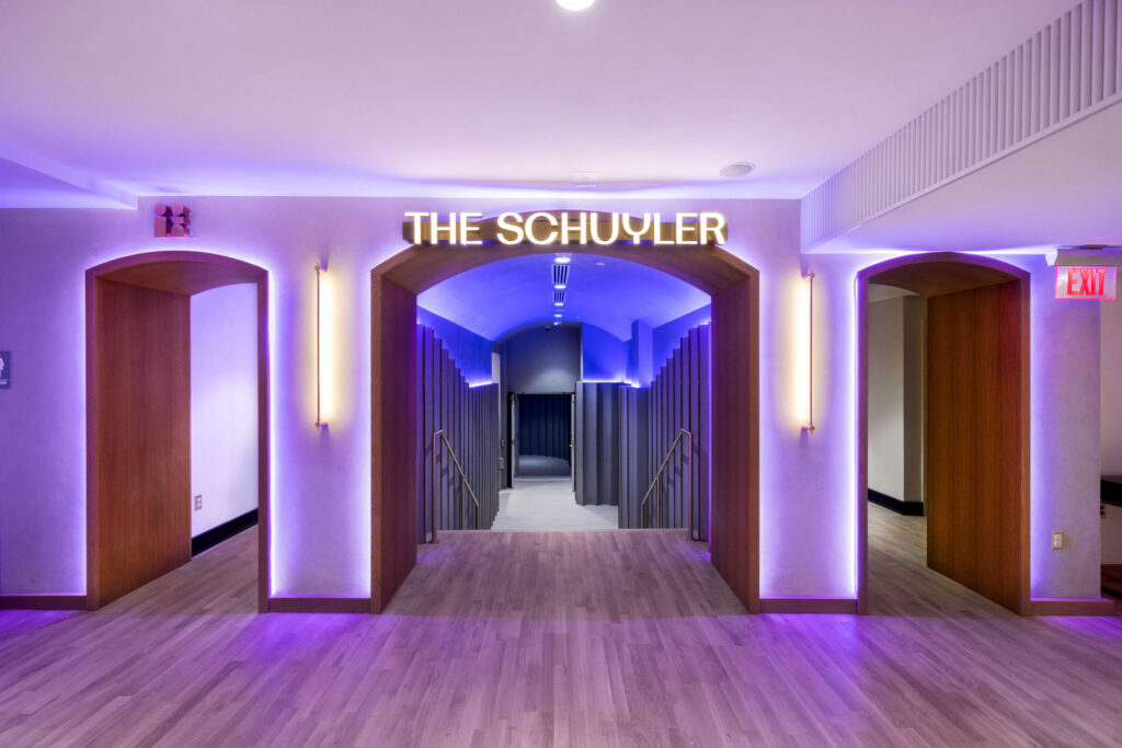 Entrance to The Schuyler