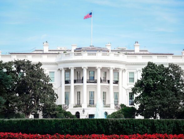 the White House facade